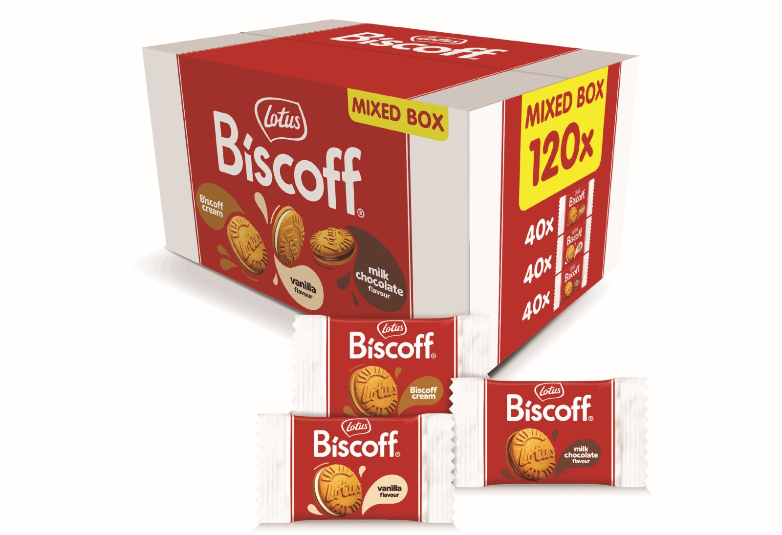 Lotus Biscoff Sandwich Biscuit 120 mix case