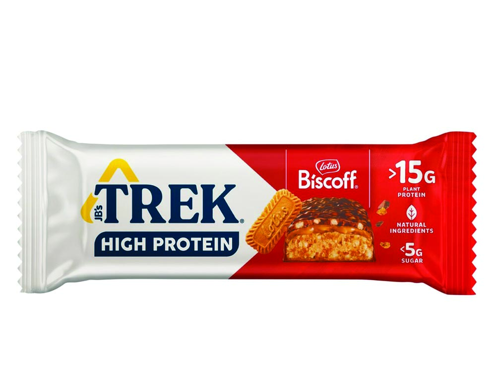 Trek High Protein Biscoff Protein Bar