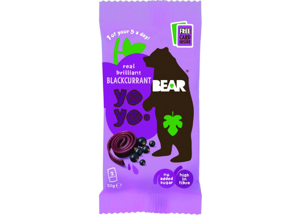 Bear Snacks Blackcurrant YOYOs