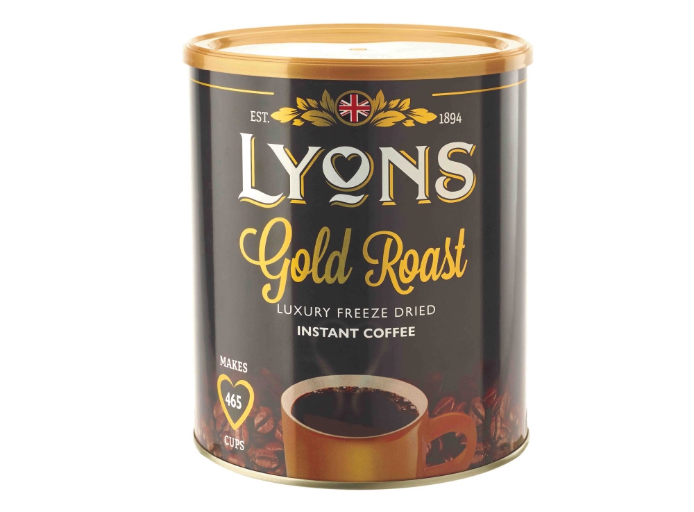 Lyons Instant Coffee Gold Roast Drum 750g