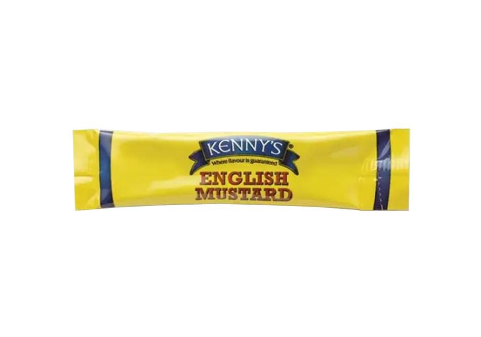 Kenny's Sauces - English Mustard Sachets 200 pcs