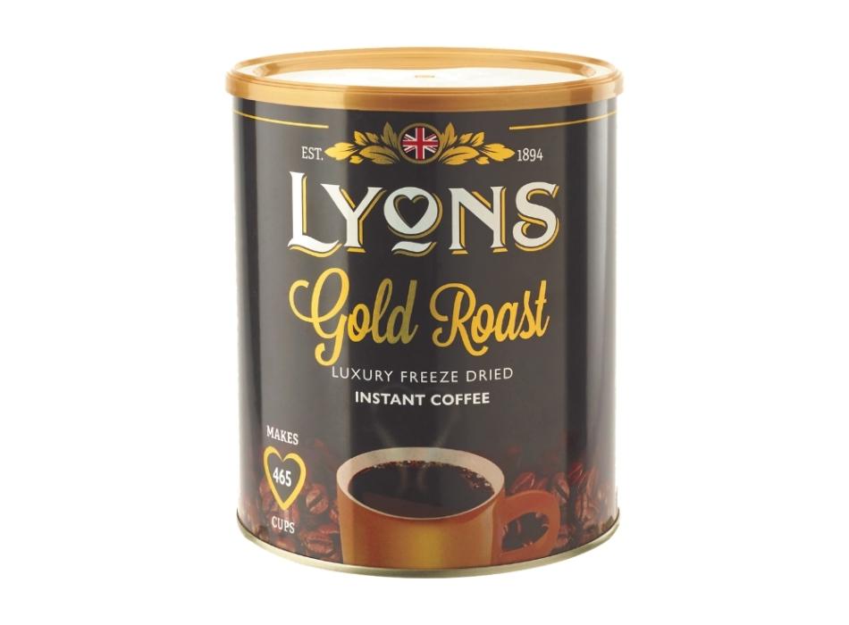 Lyons Gold Roast Freeze Dried Coffee Drum 750g