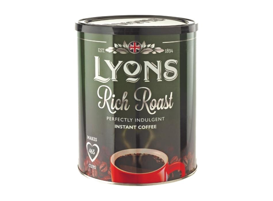 Lyons Rich Roast Freeze Dried Coffee Drum 750g