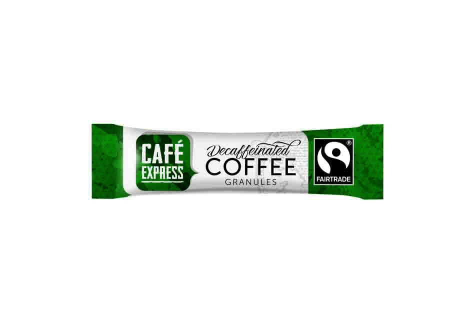 Cafe Express Fairtrade - Freeze Dried Decaffeinated Coffee Sticks pcs