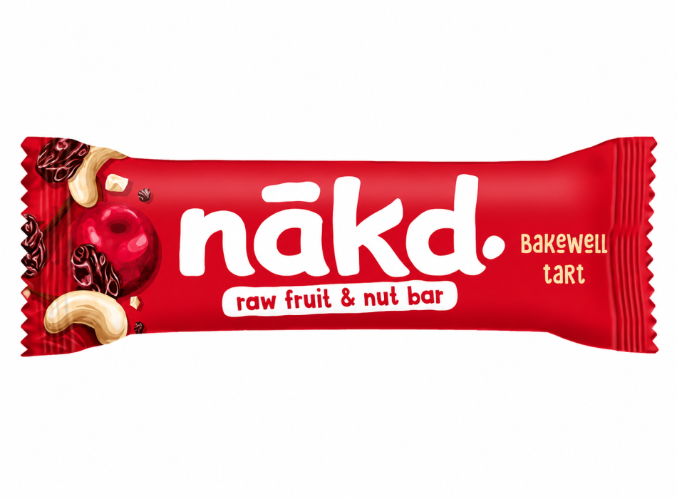 nākd. Raw fruit & nut bars Bakewell Tart - 18x35g