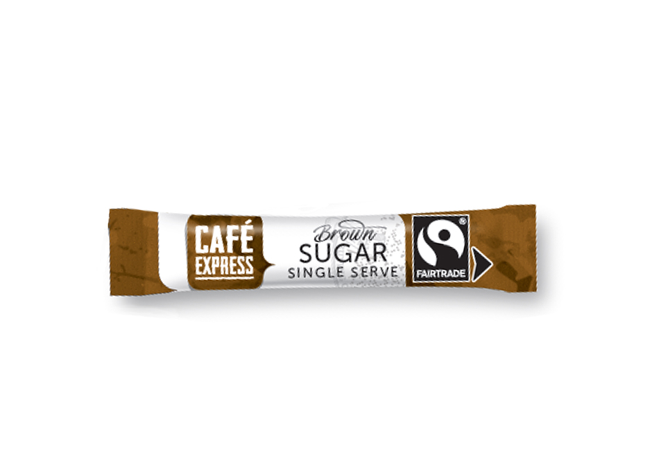 Cafe Express Fairtrade - Brown Sugar Sticks 1000 pcs
