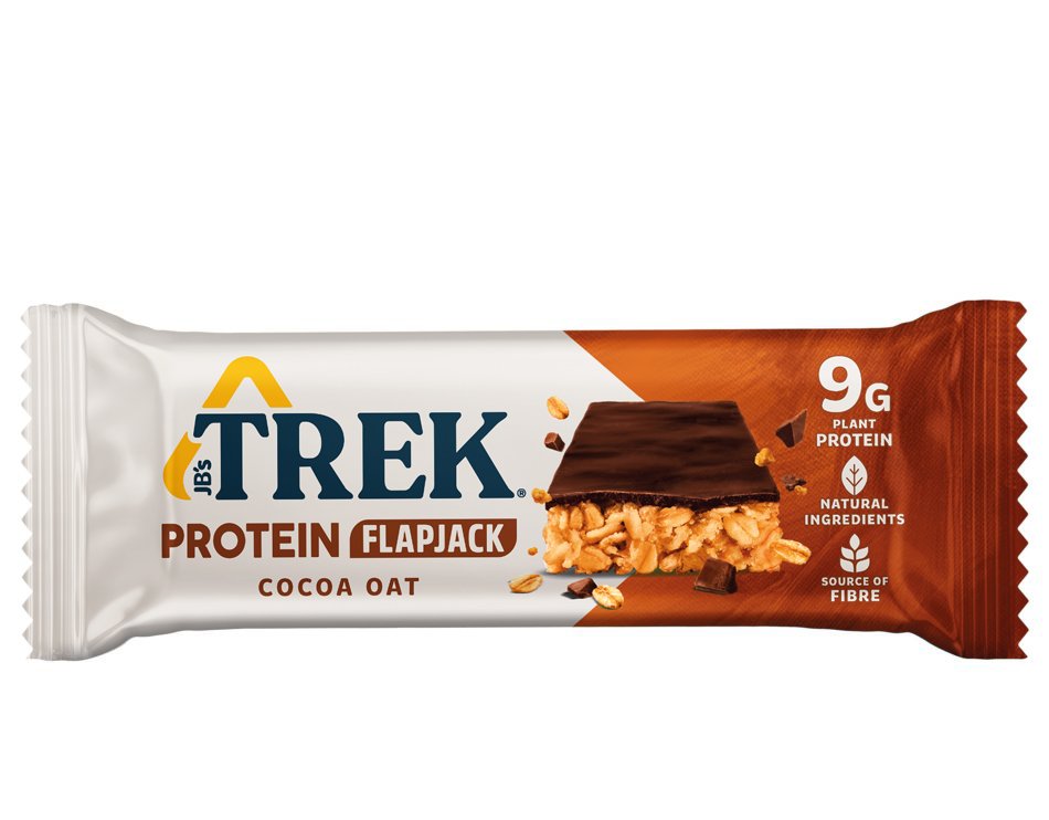 TREK Protein Flapjacks Cocoa Oat 16x50g